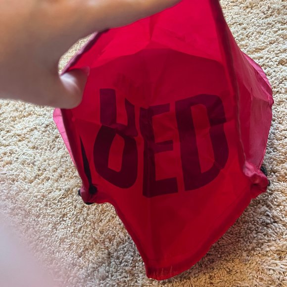 Taylor Swift RED Drawstring Backpack Bag Merch - Picture 3 of 3